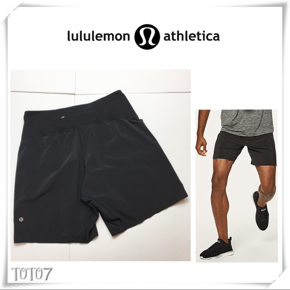lululemon mens black shorts